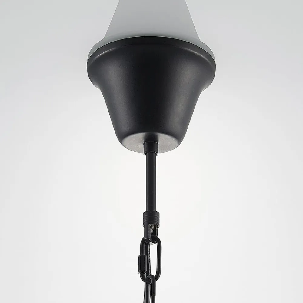 hængelampe Rozalie, sort, metal, lygte, 21cm^Lindby Outlet