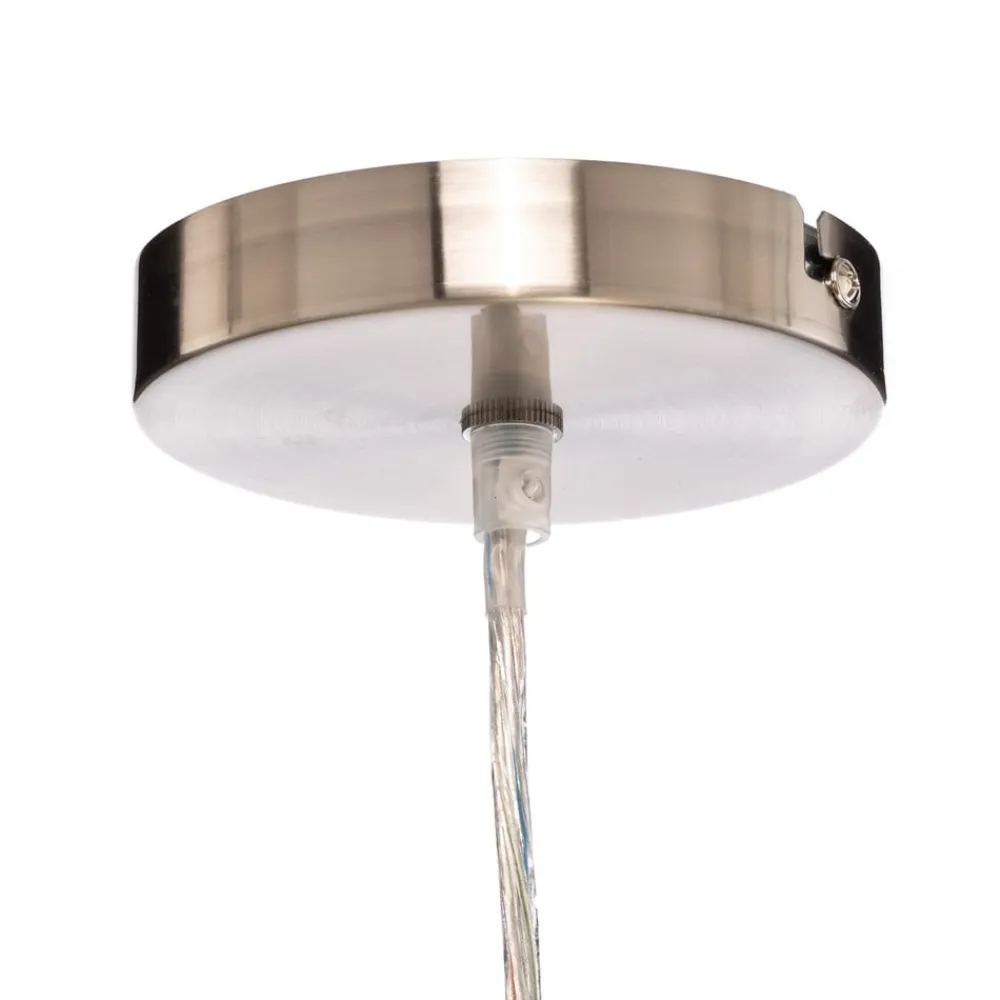 hængelampe Sebatin, Ø 50 cm, hvid, stof, E27^Lindby Sale