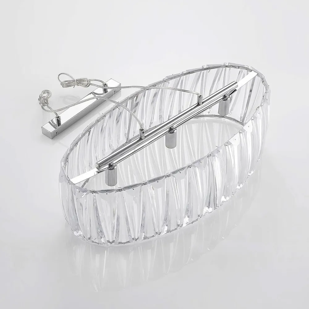 Lindby Pendellamper|Pendellamper>hængelampe Sofia, 68 cm, 3 lyskilder, E14, krom/klar