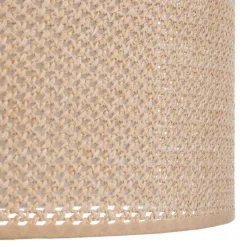 Lindby hængelampe Soula, Ø 40 cm, beige, plast, E27