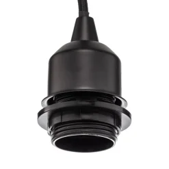 Lindby hængelampe Soula, Ø 40 cm, beige, plast, E27