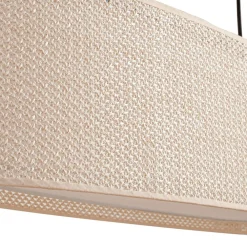 hængelampe Soula, 78 cm, beige, plast, E27^Lindby Best