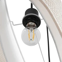 hængelampe Soula, 78 cm, beige, plast, E27^Lindby Best