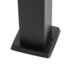 Lindby Honula sokkellampe, 45 cm, mørkegrå, IP44, E27