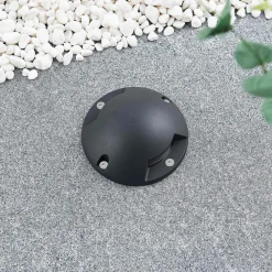 Lindby Huban gulv-spotlight med LED, 2 lyskilder