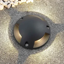 Huban LED nedgravningsspot, 3 lyskilder^Lindby Best