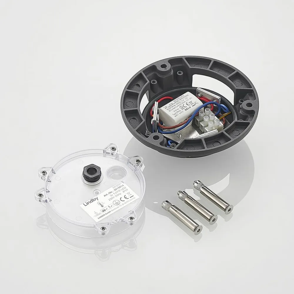 Huban LED nedgravningsspot, 3 lyskilder^Lindby Best