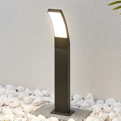 Ilvita LED-vejlampe, 60 cm, antracit, metal, IP54^Lindby New