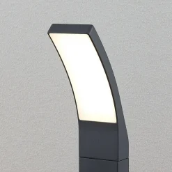 Ilvita LED-vejlampe, 60 cm, antracit, metal, IP54^Lindby New