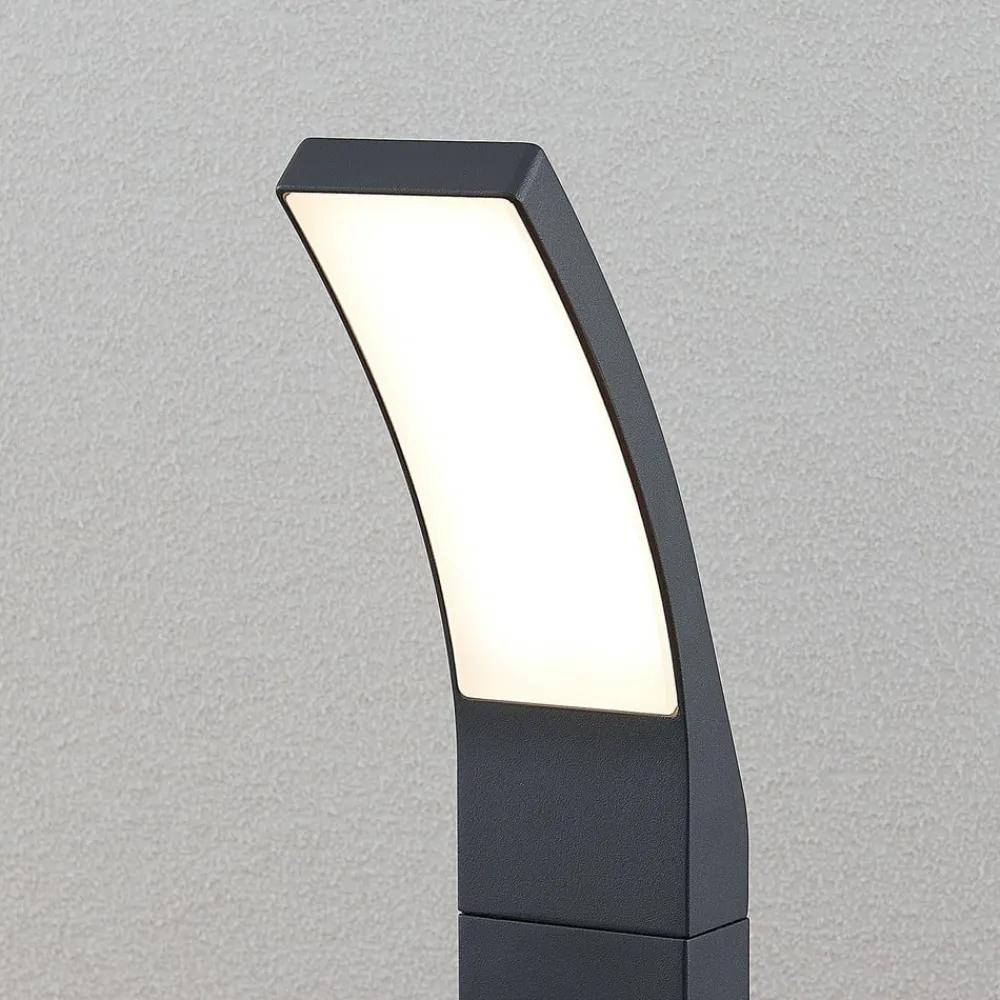 Ilvita LED-vejlampe, 60 cm, antracit, metal, IP54^Lindby New