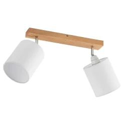 Imarin loftspot, 2 lyskilder, eg/hvid^Lindby Online