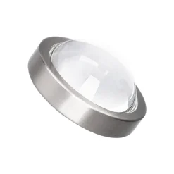 Lindby Indbygningsspots>indbygningsspot Jyla, nikkel, 4.200 K, Ø 13 cm, linse