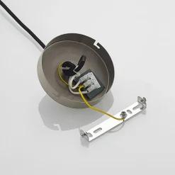 Jurian pendellampe 1 lyskilde, nikkel/opal^Lindby