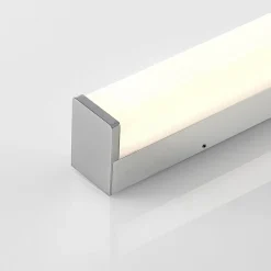 Klea LED-badeværelseslampe, 120 cm, krom, metal, IP44^Lindby Clearance