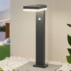 Lindby Laira LED-sokkellampe, solcelle, 50 cm