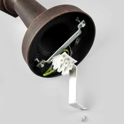 Lamina sokkellampe, 39 cm, lygte, metal, E27^Lindby Hot