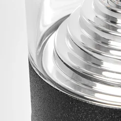 Lanea LED-vejlampe, 60 cm, sort, sensor, IP44^Lindby Clearance