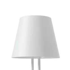 LED genopladelig bordlampe Janea TWIN, hvid, metal^Lindby Hot