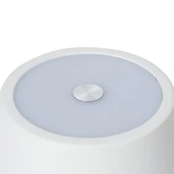 LED genopladelig bordlampe Janea TWIN, hvid, metal^Lindby Hot