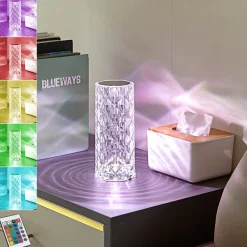 Lindby Dekorationsbelysning>LED genopladelig bordlampe Louane, 21,5 cm, USB, RGBW