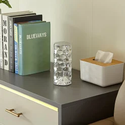 LED genopladelig bordlampe Louane, 18,5 cm, USB, RGBW^Lindby New