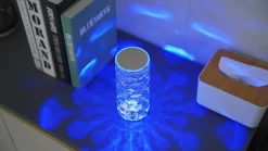 LED genopladelig bordlampe Louane, 18,5 cm, USB, RGBW^Lindby New