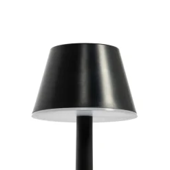 Lindby LED genopladelig lampe Gaja, sort, USB, IP44, RGBW, dæmpbar.