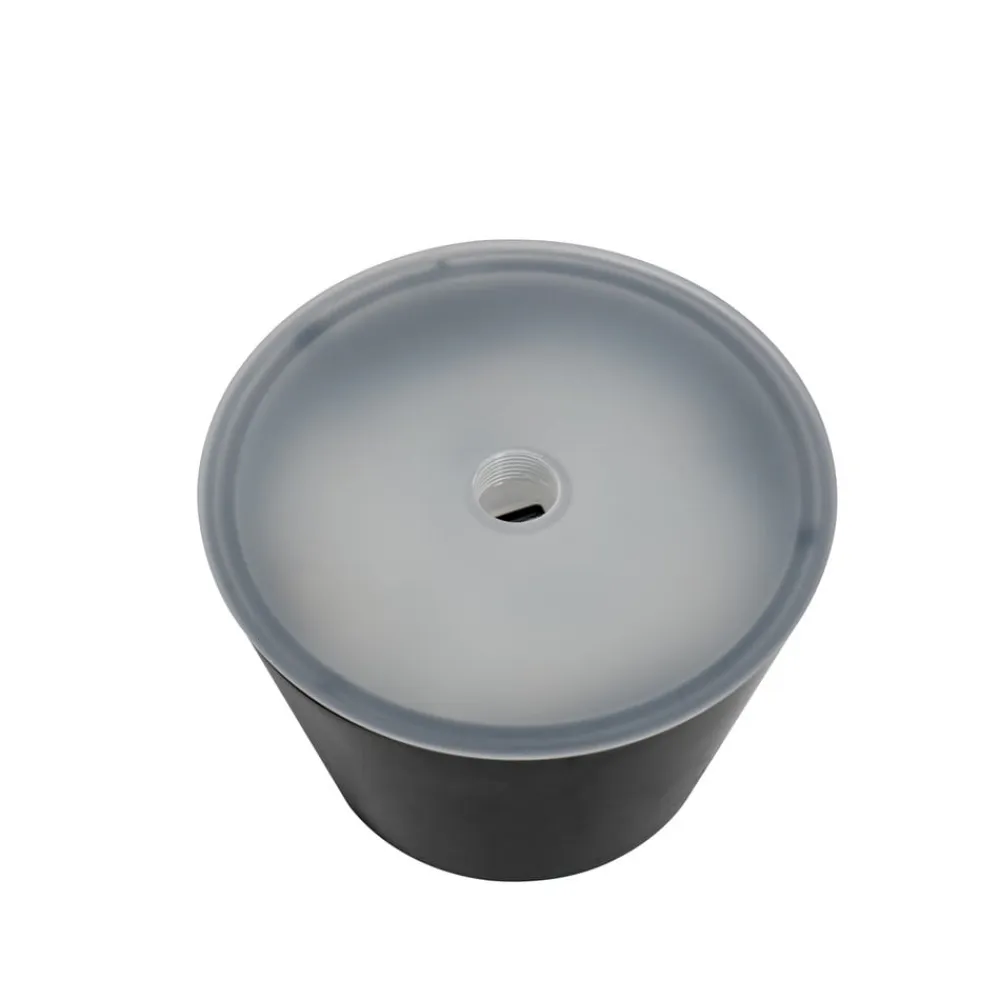 Lindby LED genopladelig lampe Gaja, sort, USB, IP44, RGBW, dæmpbar.