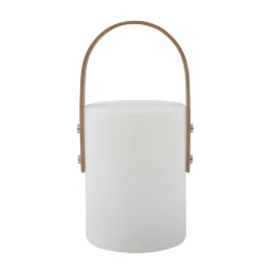 LED genopladelig udendørs bordlampe Juria, hvid, CCT, IP44^Lindby Best