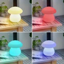 LED genopladelig udendørs bordlampe Vernate, RGBW, hvid, dæmpbar^Lindby Sale