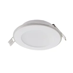 Lindby LED indbygningslampe Toka, 6,5 W, hvid, plast, CCT