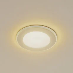 Lindby Indbygningsspots|Spotlights>LED indbygningslampe Toka, 4,9 W, hvid, plast, CCT