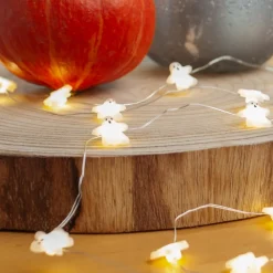 Lindby LED lyskæde Titciana, spøgelse, Halloween, 320 cm