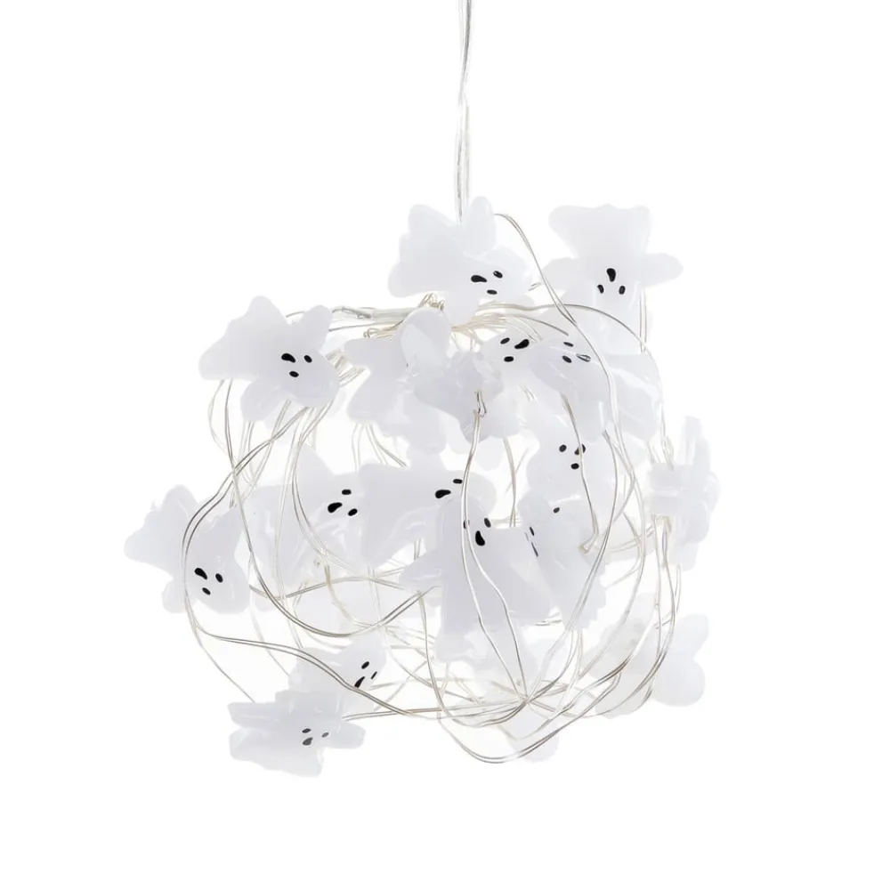 Lindby LED lyskæde Titciana, spøgelse, Halloween, 320 cm