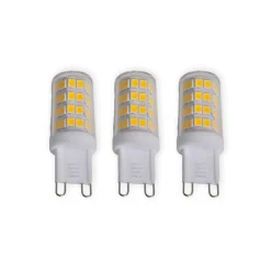 Lindby Led Pærer>LED penlight, sæt med 3, G9, 3 W, klar, 3.000 K