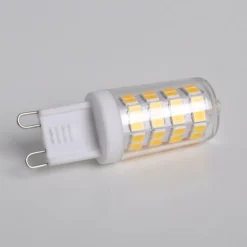 LED penlight, sæt med 10, G9, 3 W, klar, 3.000 K^Lindby New