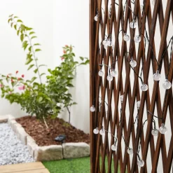 LED solcellelyskæde Mionel, kugler, 30-flg., 635cm^Lindby Discount