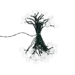 LED solcellelyskæde Mionel, kugler, 30-flg., 635cm^Lindby Discount