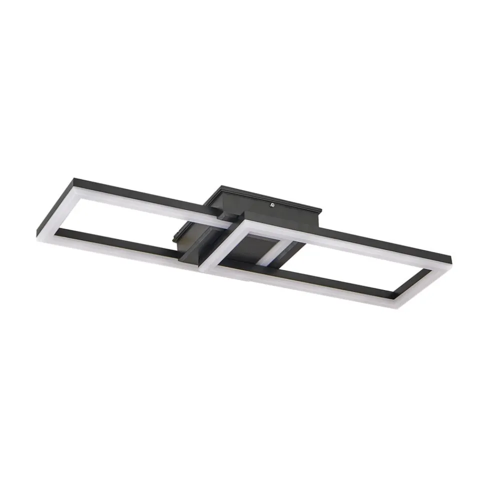 Lindby LED udendørs loftlampe Finian, 64 cm x 21 cm, CCT dæmpbar