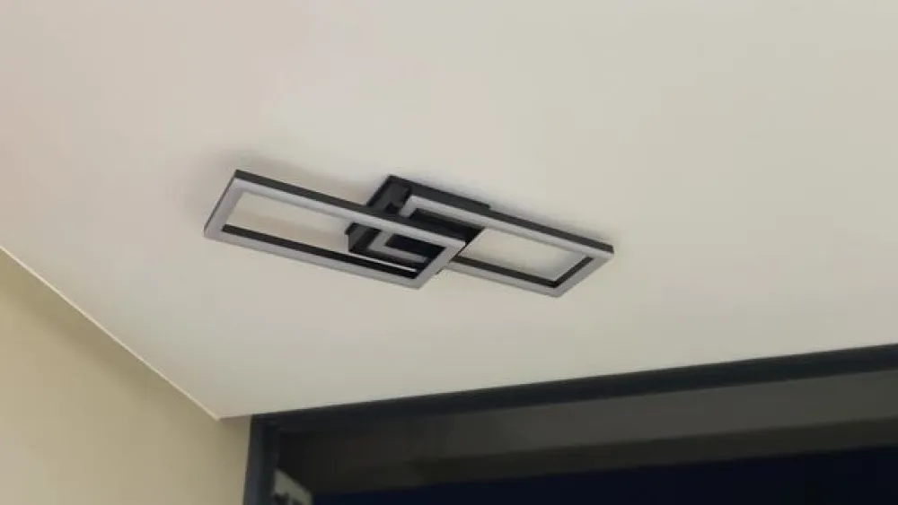 Lindby LED udendørs loftlampe Finian, 64 cm x 21 cm, CCT dæmpbar