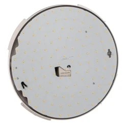 Lindby LED udendørs loftlampe Lahja, hvid, sensor, IP65