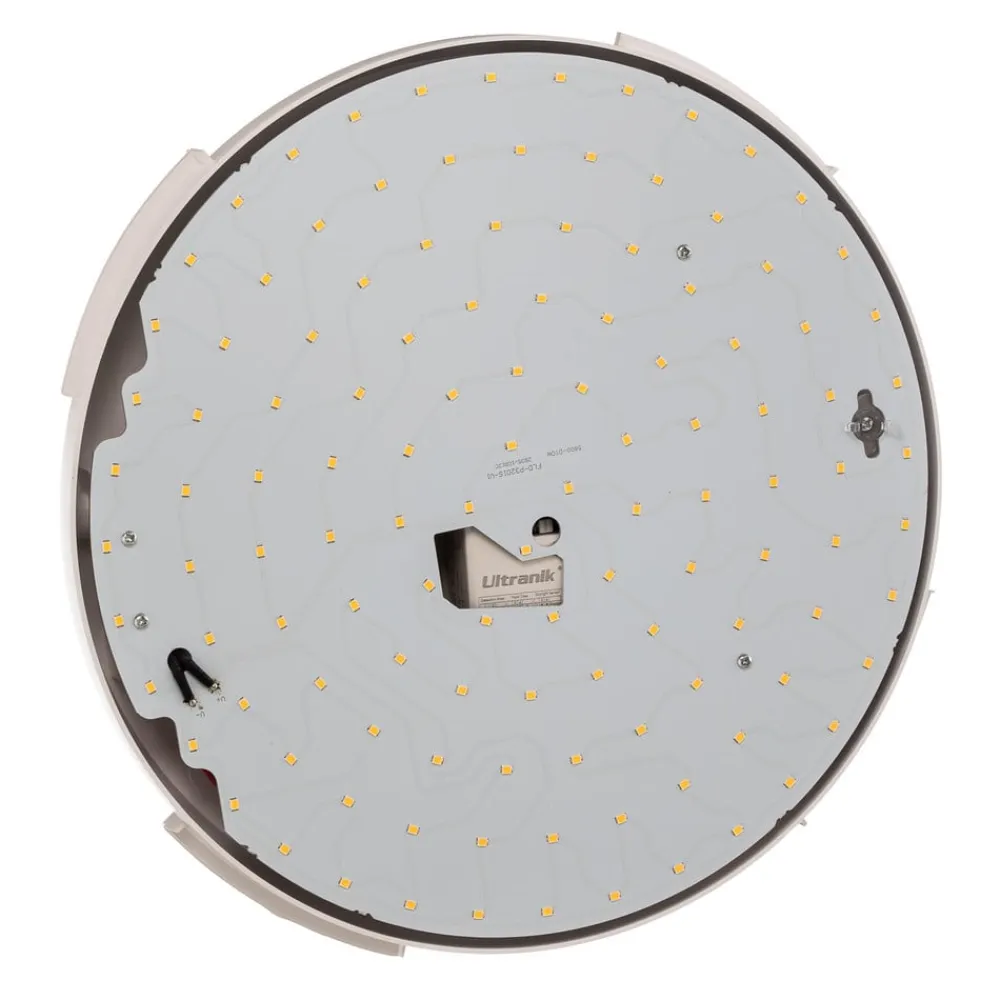 Lindby LED udendørs loftlampe Lahja, hvid, sensor, IP65