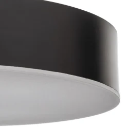 Lindby LED udendørs loftlampe Lahja, antracit, sensor, IP65