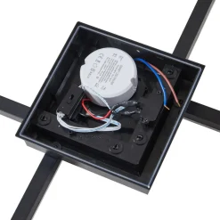 LED udendørs loftlampe Finian, 48 cm x 48 cm, CCT dæmpbar^Lindby Hot