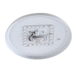 LED udendørs loftslampe Kirkola, 3000 K, Ø 34 cm, hvid^Lindby Clearance