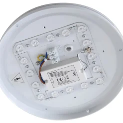 LED udendørs loftslampe Kirkola, 3000 K, Ø 26 cm, hvid^Lindby Online