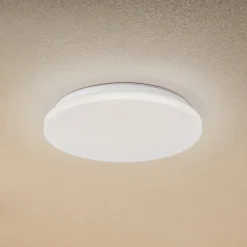 LED udendørs loftslampe Kirkola, 4000 K, Ø 34 cm, hvid^Lindby Best