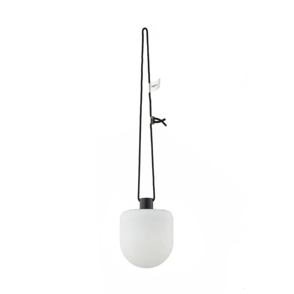 Lindby LED udendørs pendel Eleia, 2.700 K, 16 cm, genopladeligt batteri
