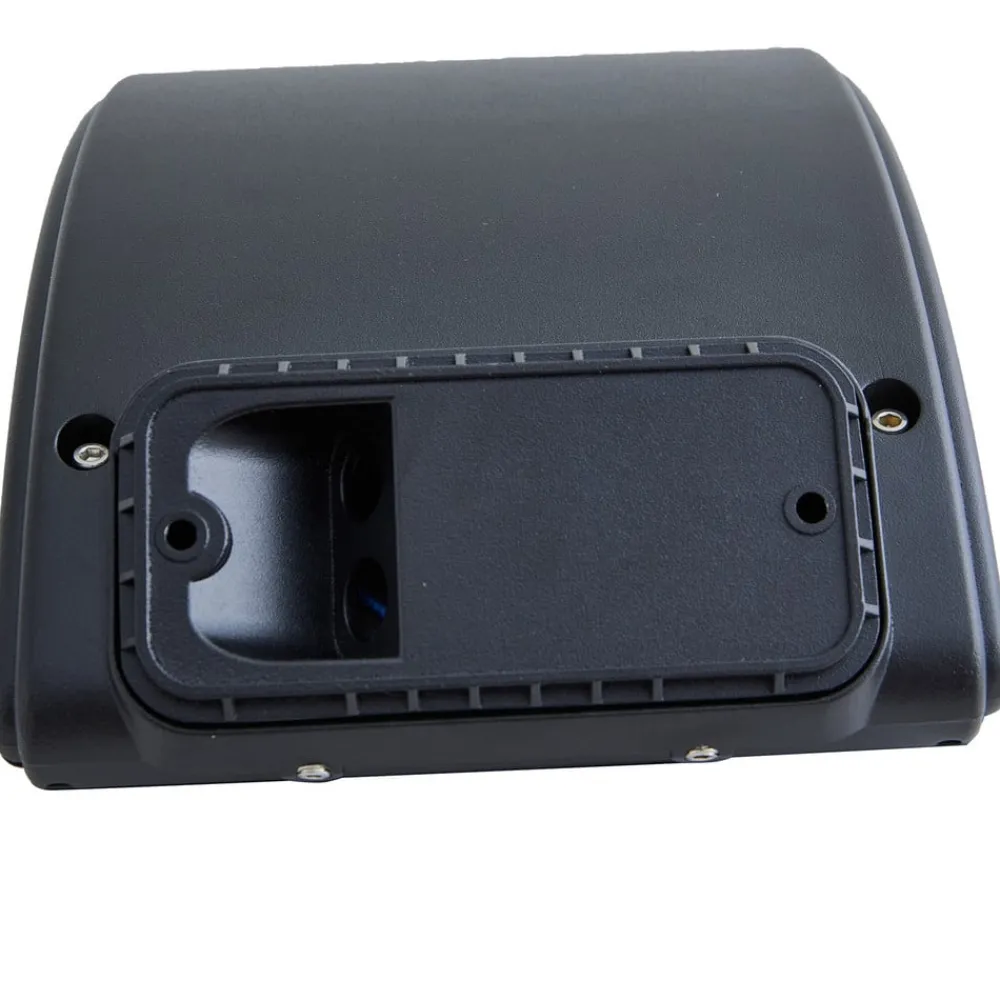 Lindby Udendørs Spot>LED udendørs væglampe Radane, mørkegrå, kantet, IP54