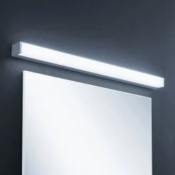 LED-badeværelseslampe Klea, 90 cm, krom, metal, IP44^Lindby Discount